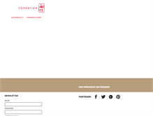 Tablet Screenshot of fondation-foujita.org